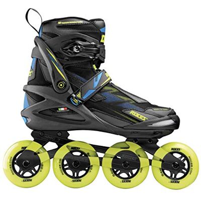ROCES Helium Tif Patines en línea para Hombre, Hombre, , Black-Lime, 40 ROCES Helium Tif Patines en línea para Hombre, Hombre, , Black-Lime, 40