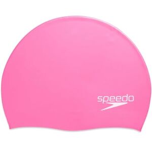 Speedo Gorro de natación Unisex de Silicona elastomérica, Rosa, Talla única Speedo Gorro de natación Unisex de Silicona elastomérica, Rosa, Talla única