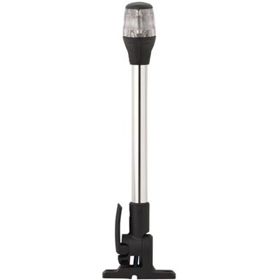 attwood Anclaje/luz incandescente plegable marina – Base compuesta horizontal de 12 pulgadas – 12 V attwood Anclaje/luz incandescente plegable marina – Base compuesta horizontal de 12 pulgadas – 12 V
