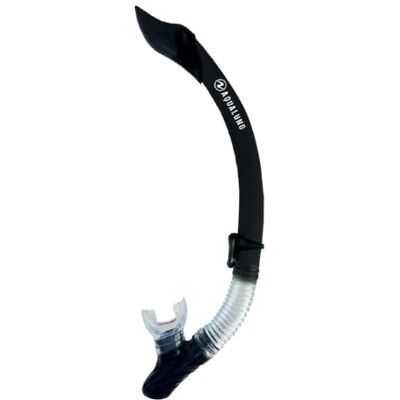 Aqualung Nalu – Tubo de Snorkel con Válvula de Purga, Boquilla de Silicona Confortable y Deflector Antisalpicaduras – Equipo de Buceo y Senderismo Acuático Aqualung Nalu – Tubo de Snorkel con Válvula de Purga, Boquilla de Silicona Confortable y Deflector Antisalpicaduras – Equipo de Buceo y Senderismo Acuático