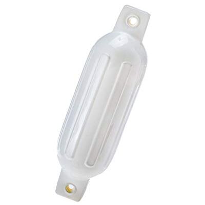 Seachoice 50- Twin Eye defensa Listada, Color Blanco, 11 Cm x 41 Cm Seachoice 50- Twin Eye defensa Listada, Color Blanco, 11 Cm x 41 Cm