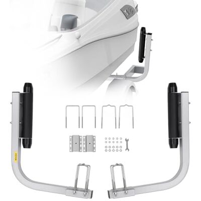 VEVOR Guía para Remolque de Barco 52 cm Ancho Ajustable 19 cm Guía de Lanzamiento de Acero Galvanizado con Ruedas para Embarcaciones Pequeñas, Botes, Canoas, Barcos Inflables, Barcos de Pesca VEVOR Guía para Remolque de Barco 52 cm Ancho Ajustable 19 cm Guía de Lanzamiento de Acero Galvanizado con Ruedas para Embarcaciones Pequeñas, Botes, Canoas, Barcos Inflables, Barcos de Pesca