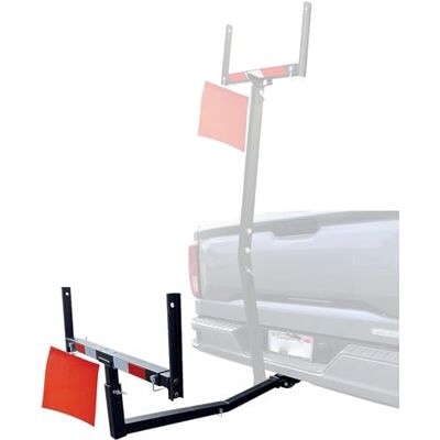 MAXXHAUL Extensor de Enganche para Caja de la camioneta (para escaleras, portaequipajes, canoas, Kayaks, tuberías largas y Madera), Color Negro, 94 x 48 x 7,6 cm MAXXHAUL Extensor de Enganche para Caja de la camioneta (para escaleras, portaequipajes, canoas, Kayaks, tuberías largas y Madera), Color Negro, 94 x 48 x 7,6 cm