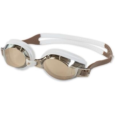 Splash About Piranha Pro Goggles, adulto, bronce y blanco Splash About Piranha Pro Goggles, adulto, bronce y blanco
