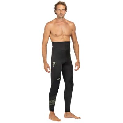 SALVIMAR Spearfishing Traje de Pesca subacuática para Hombre, Negro con Inserciones Verde Militar, XXXL SALVIMAR Spearfishing Traje de Pesca subacuática para Hombre, Negro con Inserciones Verde Militar, XXXL