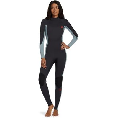 BILLABONG 302 Foil BZ FL Fullsuit Traje Completo, Mujer, Washed Black, XL BILLABONG 302 Foil BZ FL Fullsuit Traje Completo, Mujer, Washed Black, XL