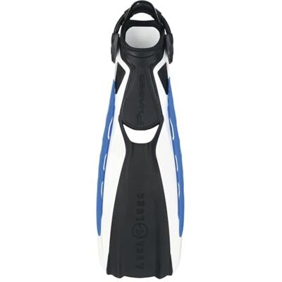 Aqualung Aqua Lung Phazer, Aletas Buceo para Unisex Adulto con La Innovadora Tecnología Wave Rib, Diseño Equilibrado, Potente E Hidrodinámico, Óptimos para Submarinismo y Snorkel, Blanco/Azul, L Aqualung Aqua Lung Phazer, Aletas Buceo para Unisex Adulto con La Innovadora Tecnología Wave Rib, Diseño Equilibrado, Potente E Hidrodinámico, Óptimos para Submarinismo y Snorkel, Blanco/Azul, L