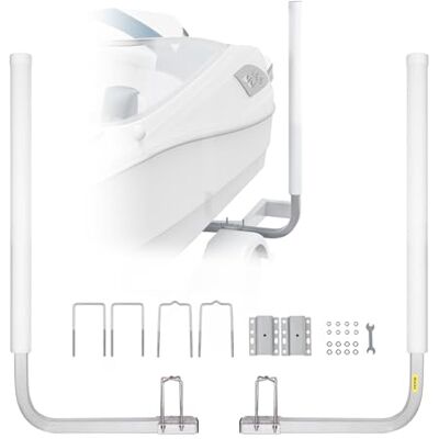 VEVOR Guía para Remolque de Barco 110 cm Ancho Ajustable 30 cm Guía de Lanzamiento de Acero Galvanizado con Tubo de PVC para Motos Acuáticas, Barcos de Pesca, Veleros, Botes Inflables, 550x85x1105 mm VEVOR Guía para Remolque de Barco 110 cm Ancho Ajustable 30 cm Guía de Lanzamiento de Acero Galvanizado con Tubo de PVC para Motos Acuáticas, Barcos de Pesca, Veleros, Botes Inflables, 550x85x1105 mm