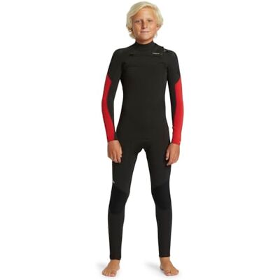 Quiksilver 3/2mm Everyday Sessions Traje de Surf con Cremallera en el Pecho Niños 8-16 Rojo. Quiksilver 3/2mm Everyday Sessions Traje de Surf con Cremallera en el Pecho Niños 8-16 Rojo.