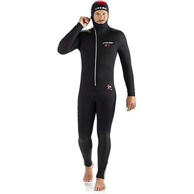 Traje de neopreno monobloque Cressi 1946 Diver Man - 7 mm, negro/rojo, XXXL Traje de neopreno monobloque Cressi 1946 Diver Man - 7 mm, negro/rojo, XXXL