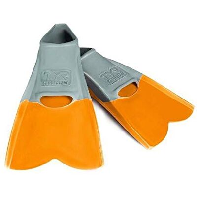 TYR Crossblade Fin de entrenamiento, color amarillo y naranja, XS TYR Crossblade Fin de entrenamiento, color amarillo y naranja, XS