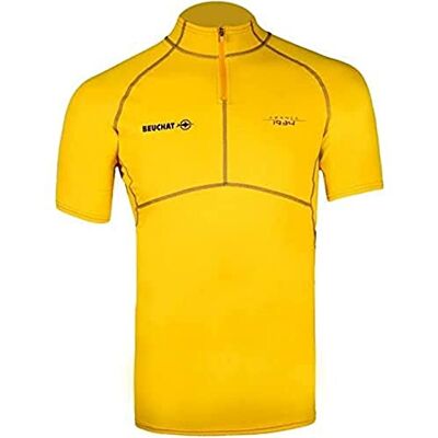 BEUCHAT Camiseta Atoll con Filtro de Protección UV UPF 50+, Hombre Rashguard, Men's, Amarillo, S BEUCHAT Camiseta Atoll con Filtro de Protección UV UPF 50+, Hombre Rashguard, Men's, Amarillo, S