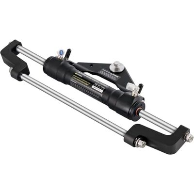 VEVOR Kit de dirección hidráulica para Barco 300 HP, Cilindro de dirección de aleación de Aluminio con Volante de 34,3 cm y Manguera hidráulica de 3 m, para Sistema de dirección de Barcos Marinos VEVOR Kit de dirección hidráulica para Barco 300 HP, Cilindro de dirección de aleación de Aluminio con Volante de 34,3 cm y Manguera hidráulica de 3 m, para Sistema de dirección de Barcos Marinos