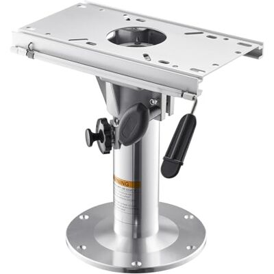 VEVOR Pedestal para Asiento de Barco Altura Ajustable 340-490 mm Base de Silla de Barco de Aleación de Aluminio con Diseño de Bloqueo Soporte para Silla de Bote para Entusiastas de Pesca, Navegación VEVOR Pedestal para Asiento de Barco Altura Ajustable 340-490 mm Base de Silla de Barco de Aleación de Aluminio con Diseño de Bloqueo Soporte para Silla de Bote para Entusiastas de Pesca, Navegación