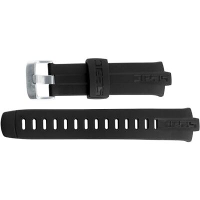 SEAC Action Correa de Repuesto para Ordenador de Buceo y apnea, Hebilla Plateada, Unisex, para Adultos, Negro, estándar SEAC Action Correa de Repuesto para Ordenador de Buceo y apnea, Hebilla Plateada, Unisex, para Adultos, Negro, estándar