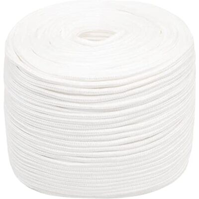vidaXL Cuerda de Barco Polipropileno Blanco Intenso 10 mm 250 m vidaXL Cuerda de Barco Polipropileno Blanco Intenso 10 mm 250 m