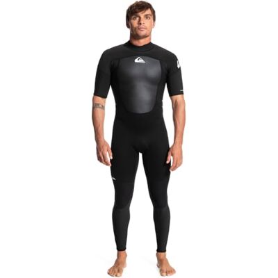 Quiksilver 2/2mm Prologue Traje de Surf de Primavera con Manga Corta y Cremallera en la Espalda para Hombre Quiksilver 2/2mm Prologue Traje de Surf de Primavera con Manga Corta y Cremallera en la Espalda para Hombre