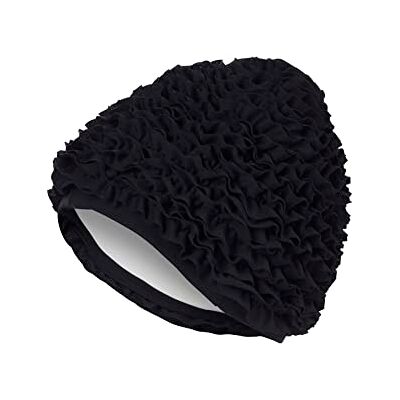 Fashy Gorro de natación para mujer, color negro Fashy Gorro de natación para mujer, color negro
