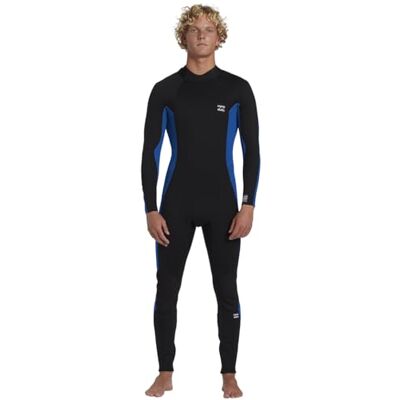 BILLABONG 3/2 Foil FL Traje Completo, Hombres, Mid Blue, LT BILLABONG 3/2 Foil FL Traje Completo, Hombres, Mid Blue, LT