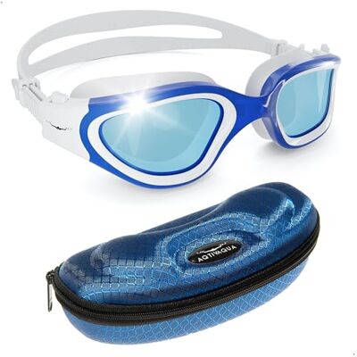 AqtivAqua Gafas de Natación DX, Gafas Natacion de Visión Amplia para Hombres y Mujeres Adultos, Anti Vaho Sin Fugas AqtivAqua Gafas de Natación DX, Gafas Natacion de Visión Amplia para Hombres y Mujeres Adultos, Anti Vaho Sin Fugas