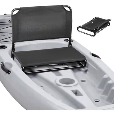 VEVOR Asiento para Kayaks Plegable con Respaldo Cómodo, Asiento de Canoa con Estructura de Aleación de Aluminio y Tela Oxford 600D, para Remar, Pescar, Practicar Kayak Recreativo VEVOR Asiento para Kayaks Plegable con Respaldo Cómodo, Asiento de Canoa con Estructura de Aleación de Aluminio y Tela Oxford 600D, para Remar, Pescar, Practicar Kayak Recreativo