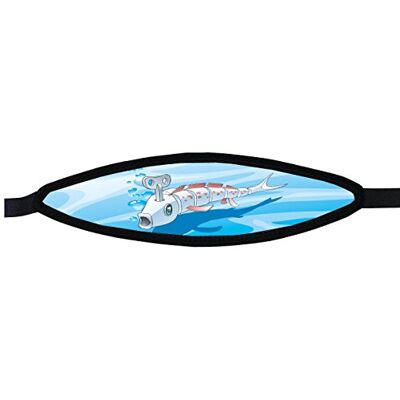 Best divers Correa Máscara (Neopreno, Cierre Velcro, Pescado Juguete Best divers Correa Máscara (Neopreno, Cierre Velcro, Pescado Juguete