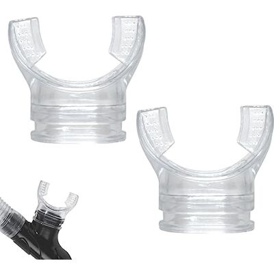 Nothers Boquilla Tubo Snorkel 2 Unidades, Repuesto Boquilla Buceo Silicona Transparente, Pieza Universal para Máscaras Natação, Sin Tubería Incluida Nothers Boquilla Tubo Snorkel 2 Unidades, Repuesto Boquilla Buceo Silicona Transparente, Pieza Universal para Máscaras Natação, Sin Tubería Incluida