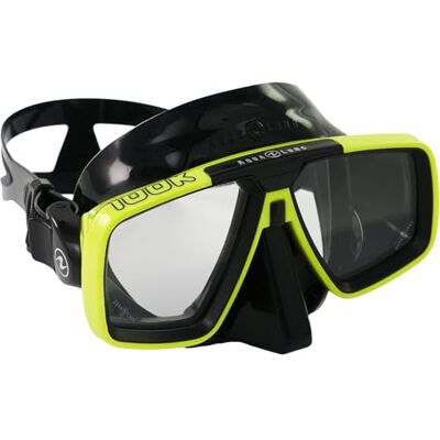 Aqualung Look Máscara Buceo Adultos con Doble Lente de Cristal Templado, diseño versátil para Todos los rostros, Hebillas con dial de 360°, impermeabilidad Mejorada, Adecuado para el Submarinismo Aqualung Look Máscara Buceo Adultos con Doble Lente de Cristal Templado, diseño versátil para Todos los rostros, Hebillas con dial de 360°, impermeabilidad Mejorada, Adecuado para el Submarinismo