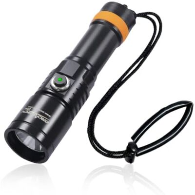 ORCATORCH D530 Linterna Buceo 1500 Lúmenes, 6500K Spot 7°,Buceo Nocturno Luz Buceo Reserva, Alto/Bajo/Intermitente,Compacta Ligera,Bloqueo Teclas,IP68 Impermeable, Naufragios,Espeleo& Buceo Nocturno ORCATORCH D530 Linterna Buceo 1500 Lúmenes, 6500K Spot 7°,Buceo Nocturno Luz Buceo Reserva, Alto/Bajo/Intermitente,Compacta Ligera,Bloqueo Teclas,IP68 Impermeable, Naufragios,Espeleo& Buceo Nocturno