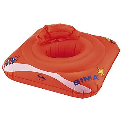 Asiento de Natación Inflable Naranja Sima para Bebés Hasta 11kg Asiento de Natación Inflable Naranja Sima para Bebés Hasta 11kg