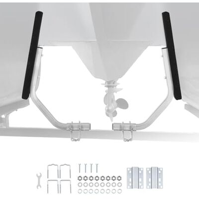 VEVOR Guía para Remolque de Barco Ancho Ajustable de 30 mm, 2 Guías de Acero Robusto de Alta Resistencia con Almohadillas de Soporte, Compatibles con Remolques Tipo Pontón con Vigas en L para Botes VEVOR Guía para Remolque de Barco Ancho Ajustable de 30 mm, 2 Guías de Acero Robusto de Alta Resistencia con Almohadillas de Soporte, Compatibles con Remolques Tipo Pontón con Vigas en L para Botes