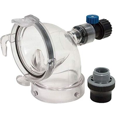 Valterra FO2-4110 RV Hydroflush-90°, Transparente, estándar Valterra FO2-4110 RV Hydroflush-90°, Transparente, estándar