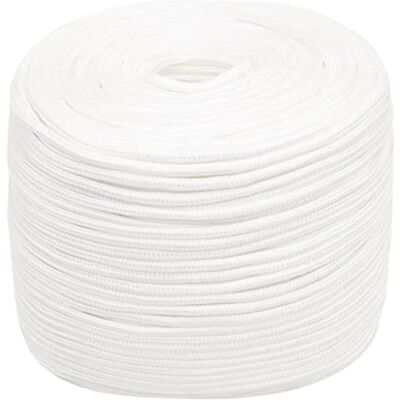 vidaXL Cuerda de barco polipropileno blanco intenso 10 mm 25 m vidaXL Cuerda de barco polipropileno blanco intenso 10 mm 25 m
