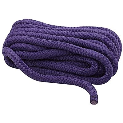 Seachoice Línea de Muelle de Nailon de Doble Trenza con Empalme de Ojo, preencogida, estabilizada al Calor, 1/2 Pulgada x 25 pies, Color Morado Seachoice Línea de Muelle de Nailon de Doble Trenza con Empalme de Ojo, preencogida, estabilizada al Calor, 1/2 Pulgada x 25 pies, Color Morado