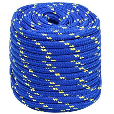 vidaXL Cuerda de barco polipropileno azul 16 mm 25 m vidaXL Cuerda de barco polipropileno azul 16 mm 25 m