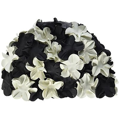 Beco de Goma Flor Campana de natación, Unisex, Color Blanco/Negro, tamaño Talla única Beco de Goma Flor Campana de natación, Unisex, Color Blanco/Negro, tamaño Talla única