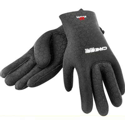 Guantes de Neopreno Cressi - High Stretch - Negro/Rojo - S Guantes de Neopreno Cressi - High Stretch - Negro/Rojo - S