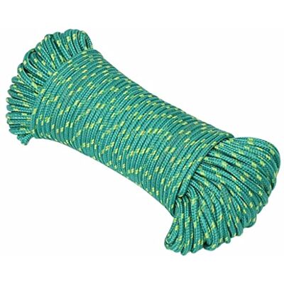 vidaXL Cuerda de Barco Polipropileno Verde 4 mm 250 m vidaXL Cuerda de Barco Polipropileno Verde 4 mm 250 m