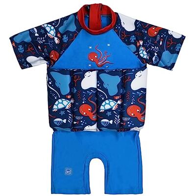 Splash About Traje de flotación con Mangas y flotabilidad Ajustable, Sea Life, 2-4 años Splash About Traje de flotación con Mangas y flotabilidad Ajustable, Sea Life, 2-4 años