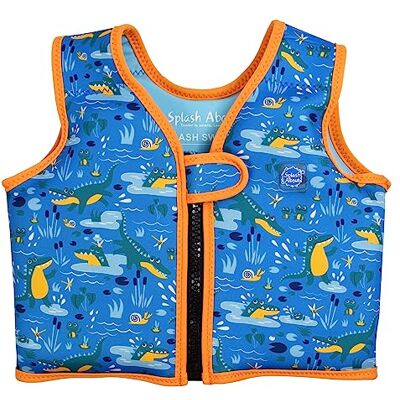 Splash About Go Splash Chaleco de natación, Croc Creek, 2-4 años Splash About Go Splash Chaleco de natación, Croc Creek, 2-4 años