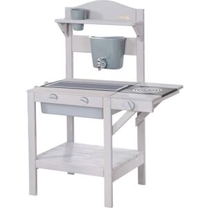roba Cocina para Niños Incl. Accesorios Pequeña Cocinita de Exterior Madera Certificada FSC Resistente a la Intemperie A Partir de 18 Meses Gris roba Cocina para Niños Incl. Accesorios Pequeña Cocinita de Exterior Madera Certificada FSC Resistente a la Intemperie A Partir de 18 Meses Gris