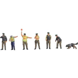 NOCH N Figures Oficial de policía, Juego de Figuras de Uniforme Verde para Modelos de ferrocarriles, Figuras Impresas en 3D en Escala 1:160 (N) NOCH N Figures Oficial de policía, Juego de Figuras de Uniforme Verde para Modelos de ferrocarriles, Figuras Impresas en 3D en Escala 1:160 (N)