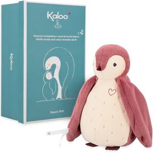 KALOO Complices Doudou Ruido Blanco bebé y grabadora de Voz Pingüino Rosa 25 cm Desde el Nacimiento, KALOO Complices Doudou Ruido Blanco bebé y grabadora de Voz Pingüino Rosa 25 cm Desde el Nacimiento,