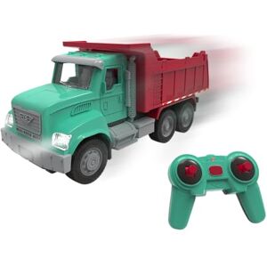 Driven by Battat Camión volquete a Control Remoto, 17cm Camión volquete de Juguete de Control Remoto Camiones de construcción para niños Niños de 3 años en adelante Driven by Battat Camión volquete a Control Remoto, 17cm Camión volquete de Juguete de Control Remoto Camiones de construcción para niños Niños de 3 años en adelante