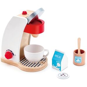 Hape Mi Primera Cafetera – Set de Juguete de Madera para Niños de 2+ con Accesorios Realistas para Juego de Roles Hape Mi Primera Cafetera – Set de Juguete de Madera para Niños de 2+ con Accesorios Realistas para Juego de Roles
