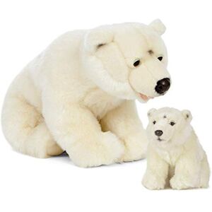 Living Nature - -Oso polar para madre y bebé, color blanco, talla única (Keycraft ) , color/modelo surtido Living Nature - -Oso polar para madre y bebé, color blanco, talla única (Keycraft ) , color/modelo surtido