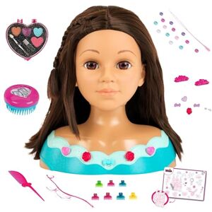 Theo Klein Busto de Maquillaje y peluquería MIA Incluye corazón con cosméticos y Accesorios para el Pelo Pelo Lavable y peinable Juguetes para niños a Partir de 3 años Theo Klein Busto de Maquillaje y peluquería MIA Incluye corazón con cosméticos y Accesorios para el Pelo Pelo Lavable y peinable Juguetes para niños a Partir de 3 años