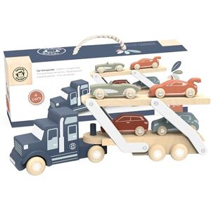 Speedy Monkey SP1013 Autotransporter 39,4 x 15,6 x 9,2 cm Azul, Juguete de Madera para niños, Detalles encantadores, Gran Idea de Regalo Speedy Monkey SP1013 Autotransporter 39,4 x 15,6 x 9,2 cm Azul, Juguete de Madera para niños, Detalles encantadores, Gran Idea de Regalo