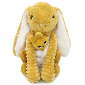 Les Déglingos Conejo Mostaza Mamá y Bebe Peluche - Peluche Les Déglingos Conejo Mostaza Mamá y Bebe Peluche - Peluche