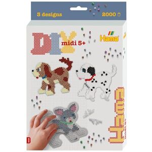 Hama Caja Perro y Gato 2000 Cuentas y 2 Platos Cuentas para Planchar Tamaño Midi Actividades Creativas Hama Caja Perro y Gato 2000 Cuentas y 2 Platos Cuentas para Planchar Tamaño Midi Actividades Creativas